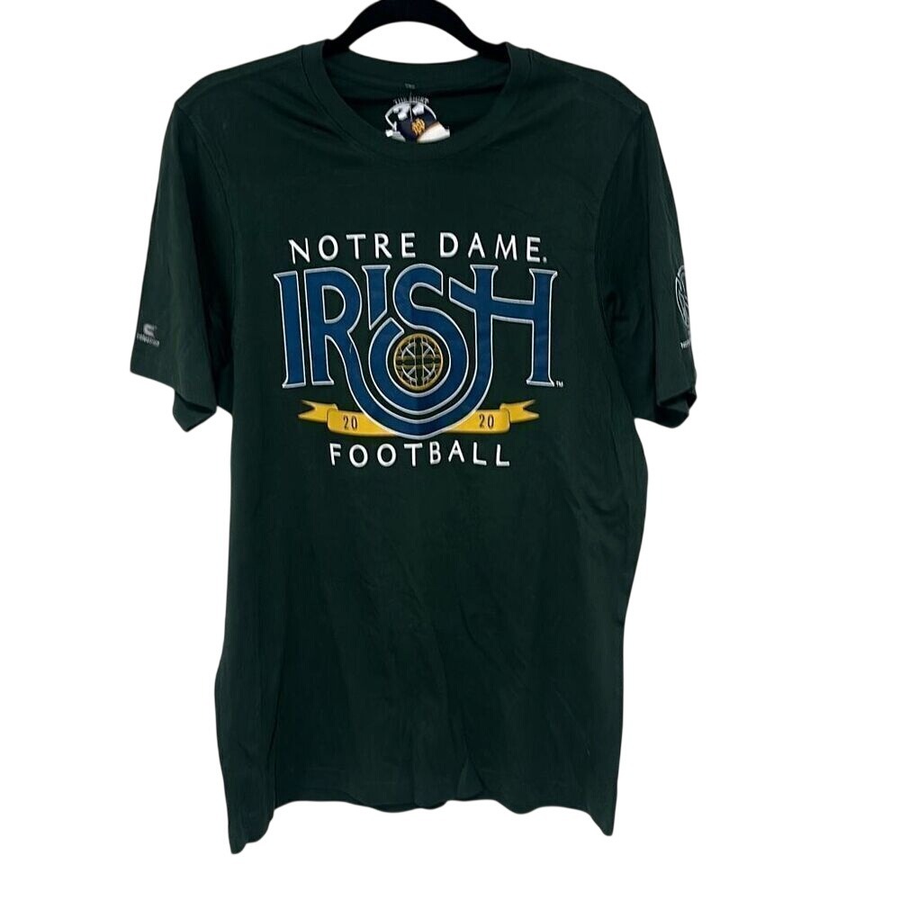 NWT The Shirt 31 Years Mens Green Notre Dame Irish 2020 Football T-Shirt Medium